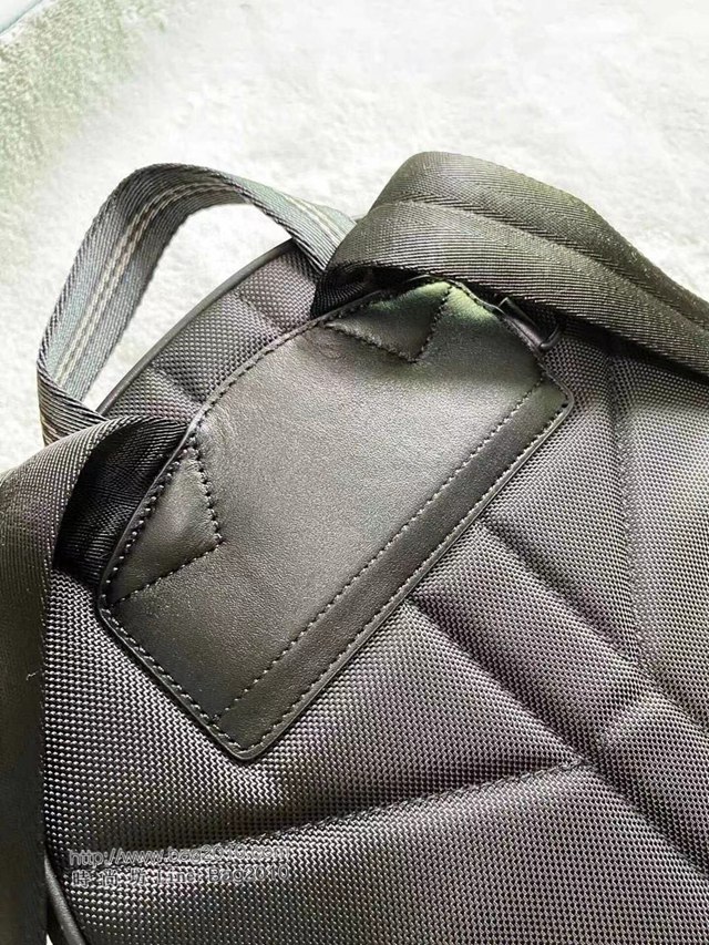 Burberry專櫃新款後背包 巴寶莉TB專屬標識圖案提花男士帆布雙肩包  db1232